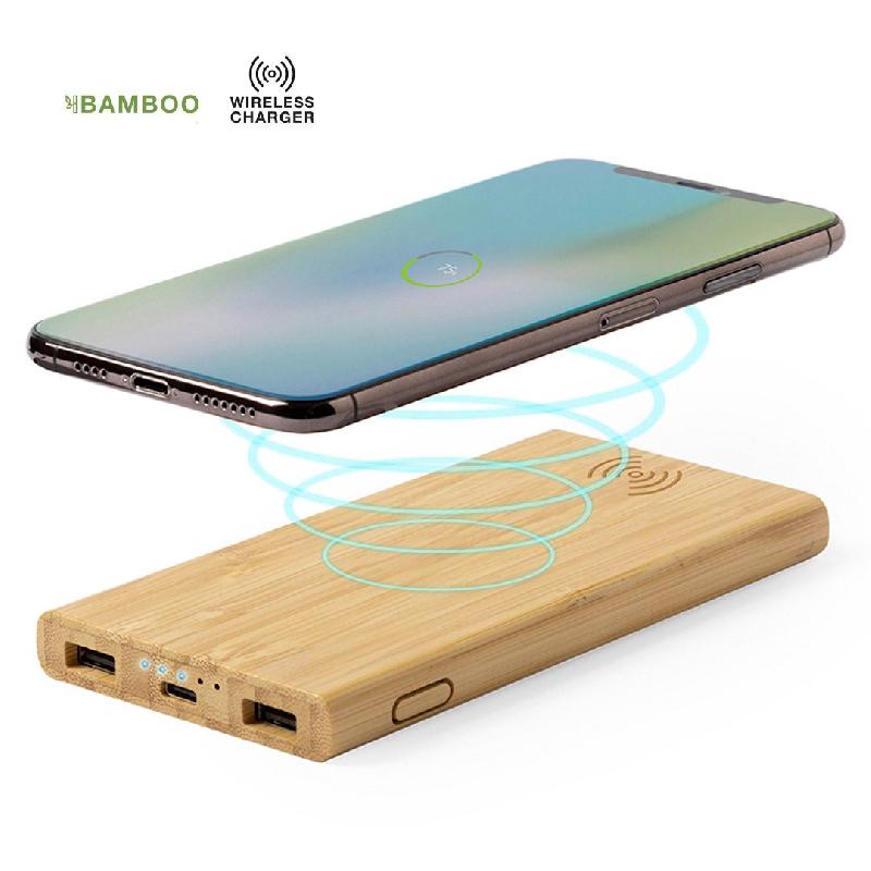 Power Bank Bambu 6.000mah Cargador Inalambrico