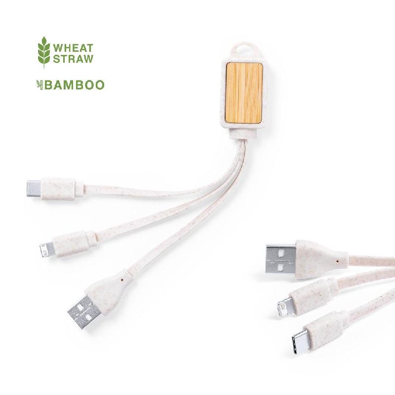 Cargador Llavero Bambu