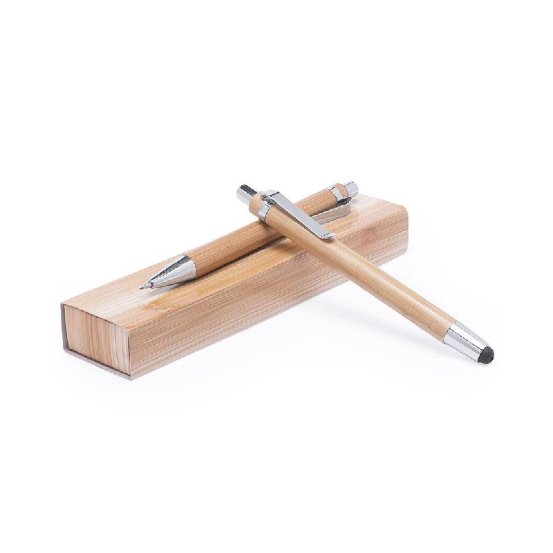 Set Boligrafo Y Portaminas Bambu