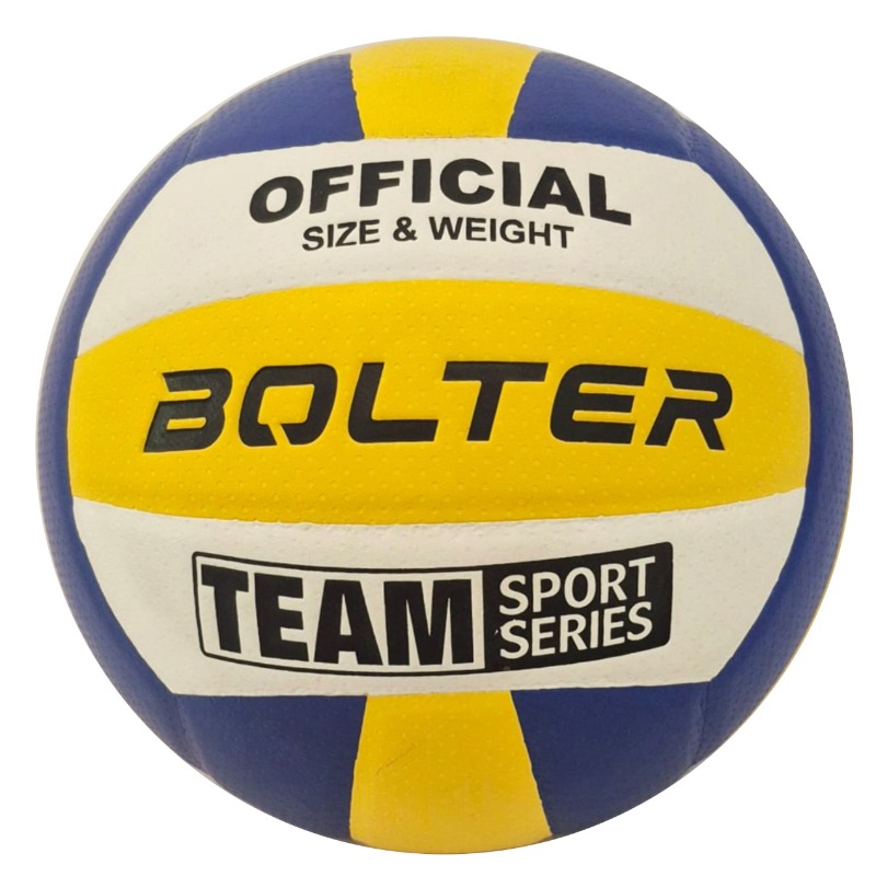 Pelota De Voley Bolter -team-  Material Pu.  Tricolor: . Amarillo-azul-blanco.