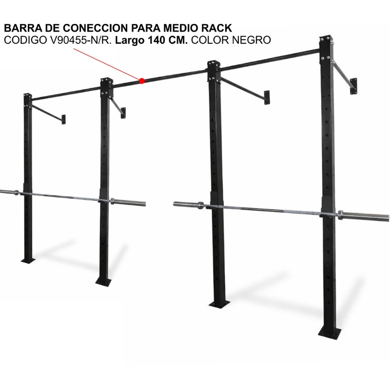 Barra De Conexion De 1.40 Mts - Para Unir 2 Medio Rack Del Modelo Codigo V90455-n/r