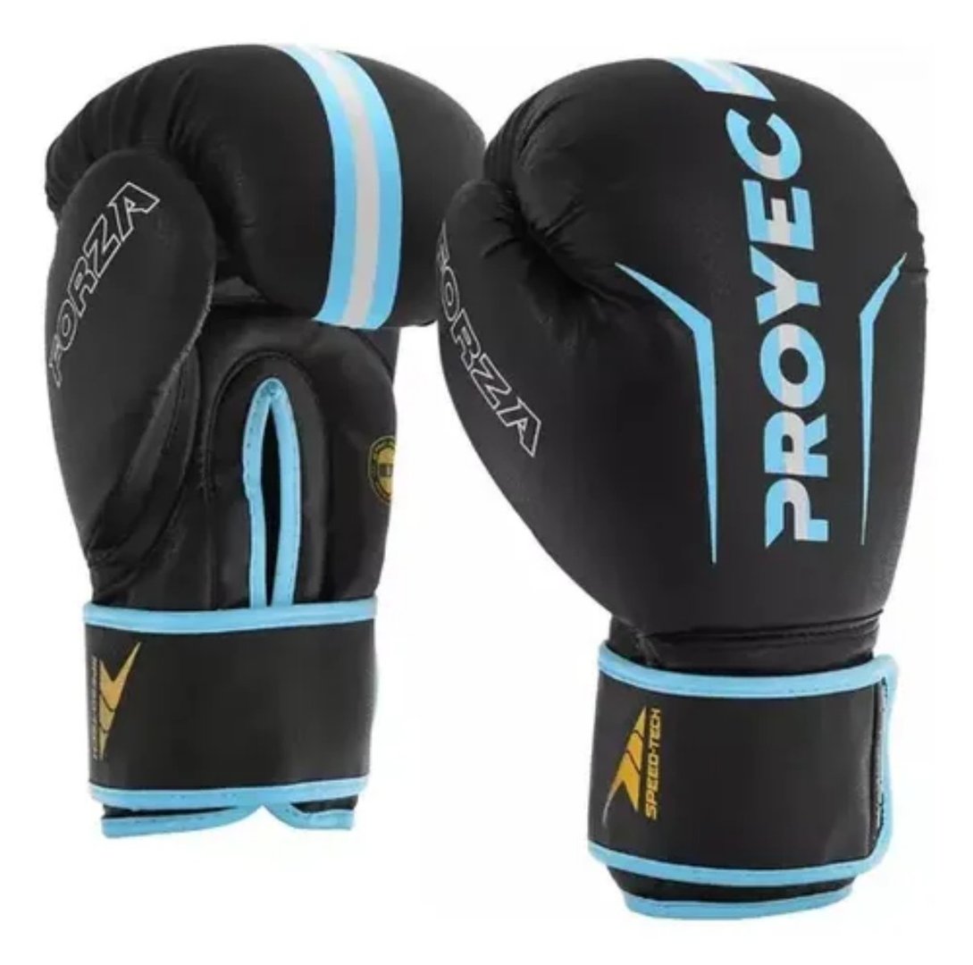 Guante Boxeo C/velcro Cuero Sint  -forza- 10 Oz - Marca Proyec