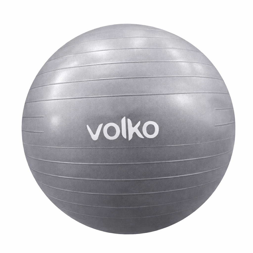 Pelota De Esferodinamia Volko (gym Ball) De 85 Cm. De Neopren.  Anti Burst. 1500 Grs. Color Gris