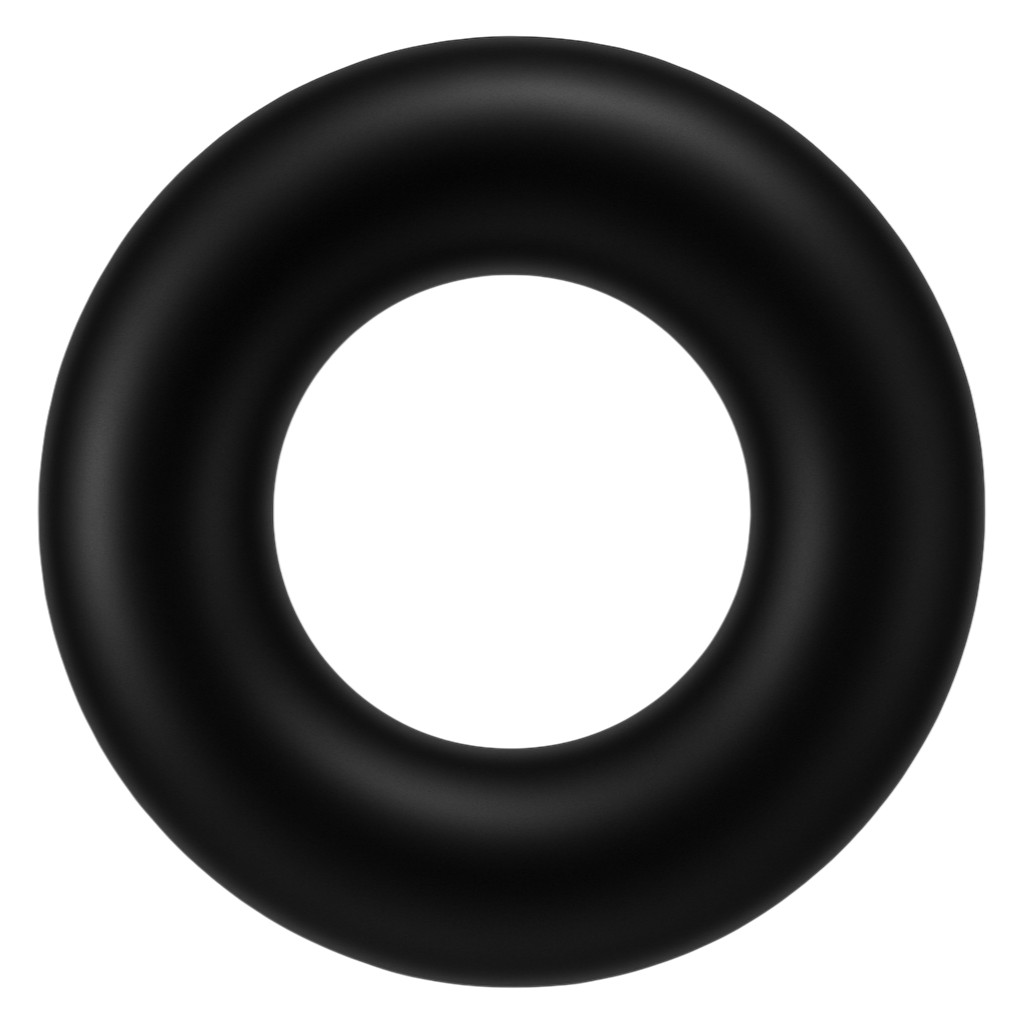Hand Grip Ring. Aro Para Fuerza De Manos. Negro. 30 Kg. Tpr