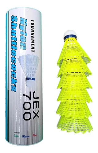 Plumas De Badminton X 6 Unidades-uso Profesional- Marca Jex 700 -