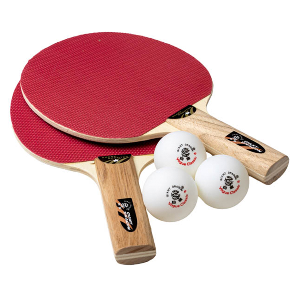 Set De Ping Pong   ( 2 Paletas  - 3 Pelotitas) - Giant Dragon