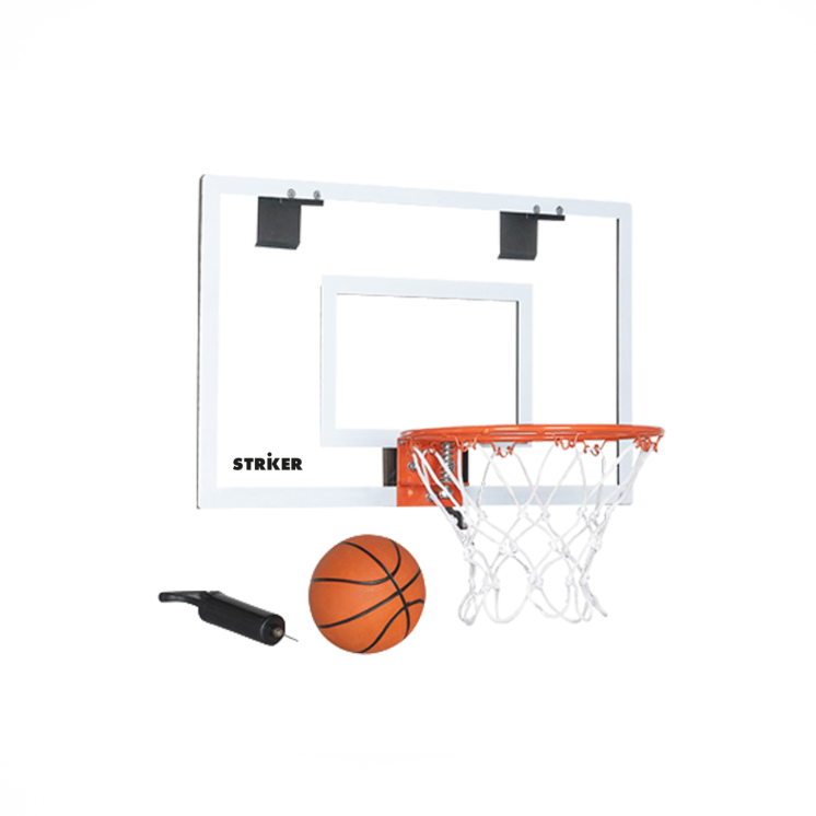 Tablero De Pared Mini Basquet + Aro 45.5x31cm - Policarbonato -marca Striker -