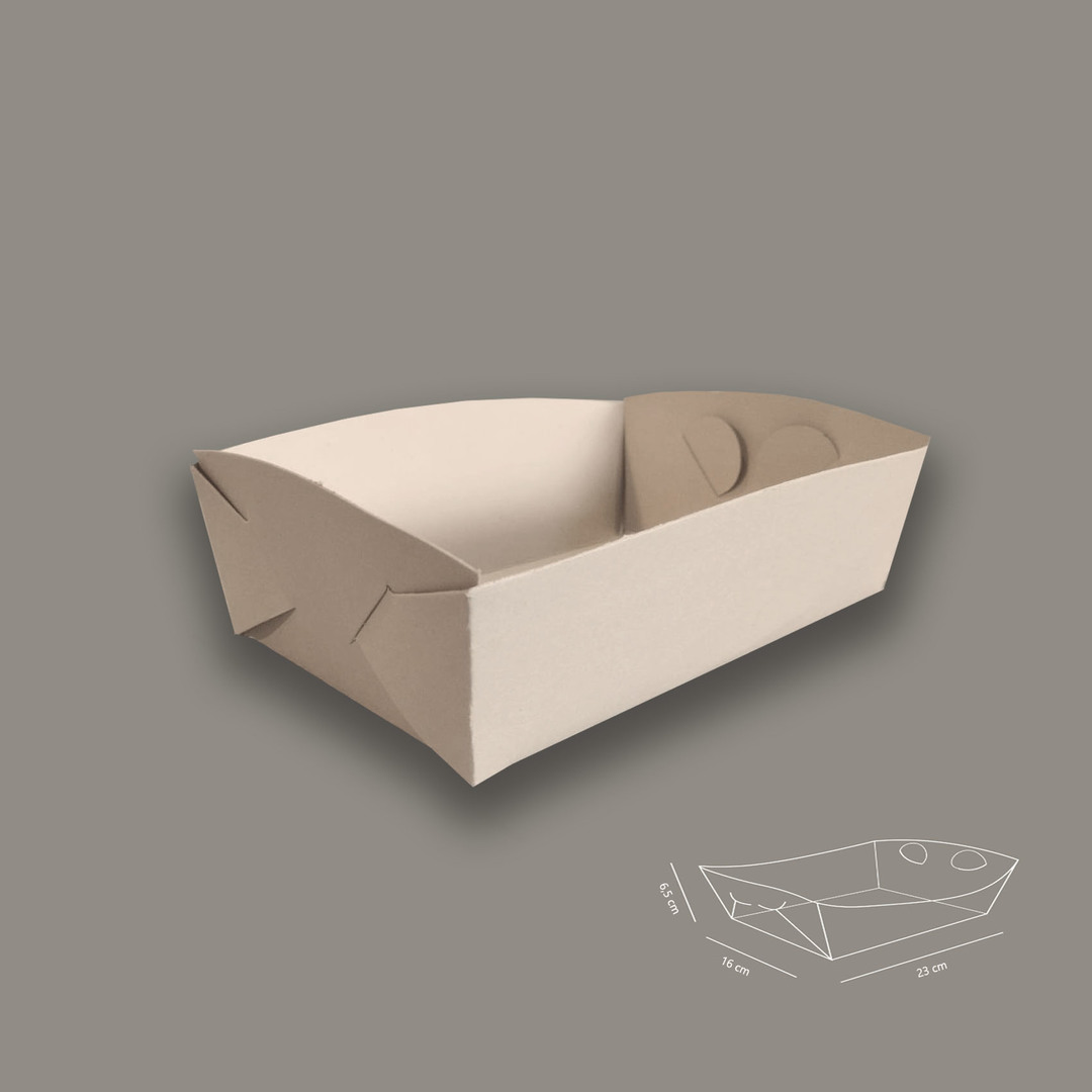 Bandeja Natural Larga 23x16x6.5 