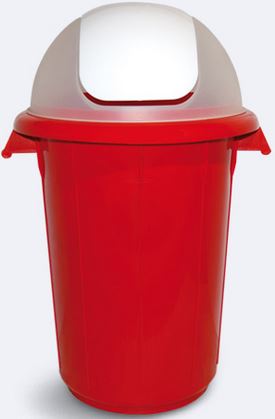Recipiente De Residuos 34 Lts Rojo Cod 2139