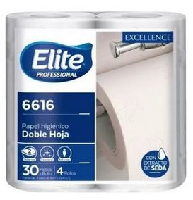 Papel Higienico Elite 6616 Paq. X 4 Unid