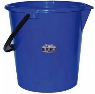 Balde Plastico Colombraro Azul 12 Lts