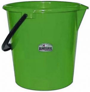 Balde Plastico Colombraro Verde 12 Lts