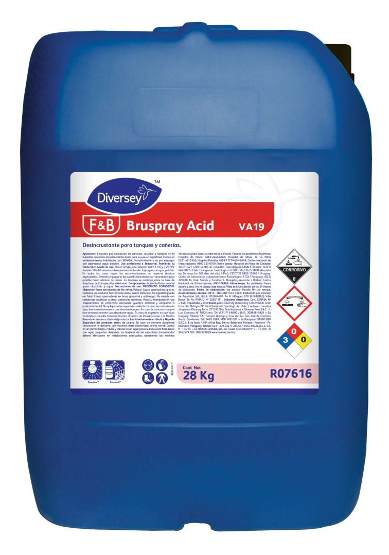Bruspray Acid Bidón X28kg (diversey)