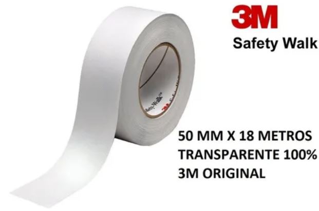 Cinta Antideslizante Safety Walk Transp 50mm X 18 Mts 3m