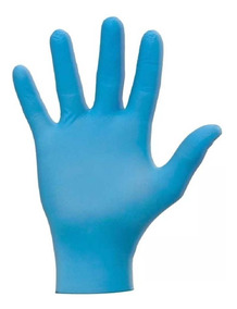 Guantes Descartables Nitrilo Azul  Gdes X 100 Unid.