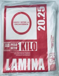 Lamina Ad 20 X 25 Cm X 10 Kg