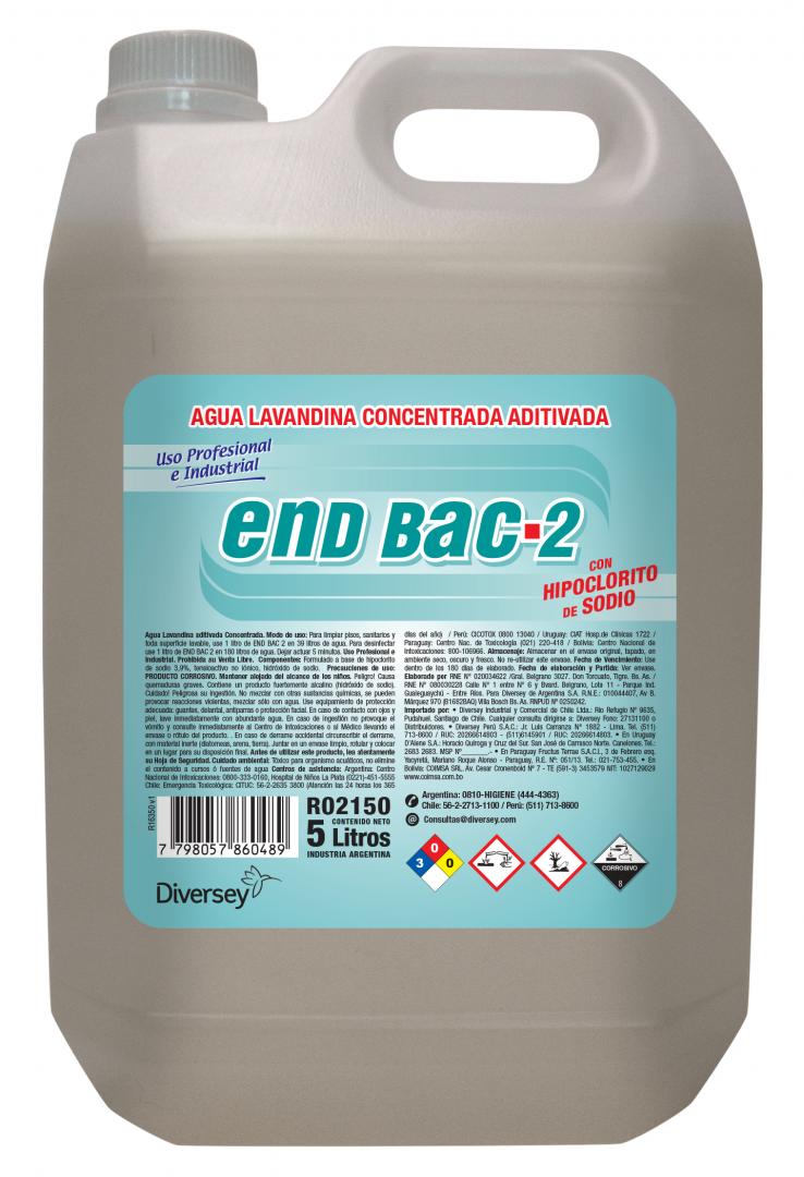 End Bac 2 X 5 Lts  (diversey)