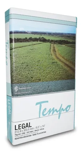 Resma Tempo Oficio 80 Grs X 500 Unid